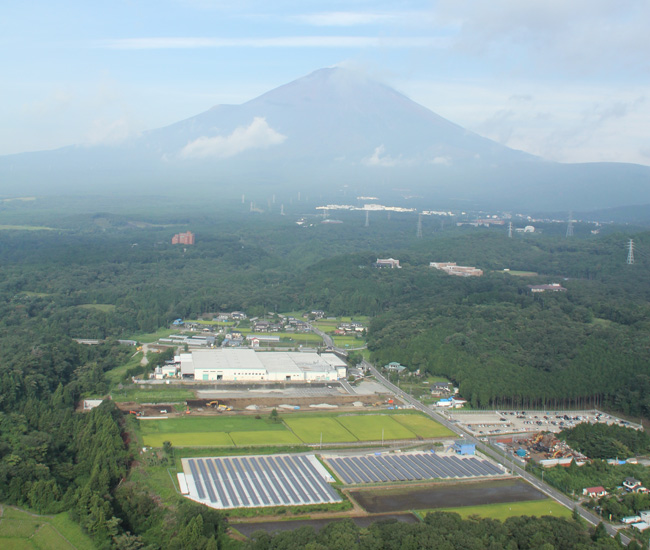 御殿場太陽光発電所 空撮